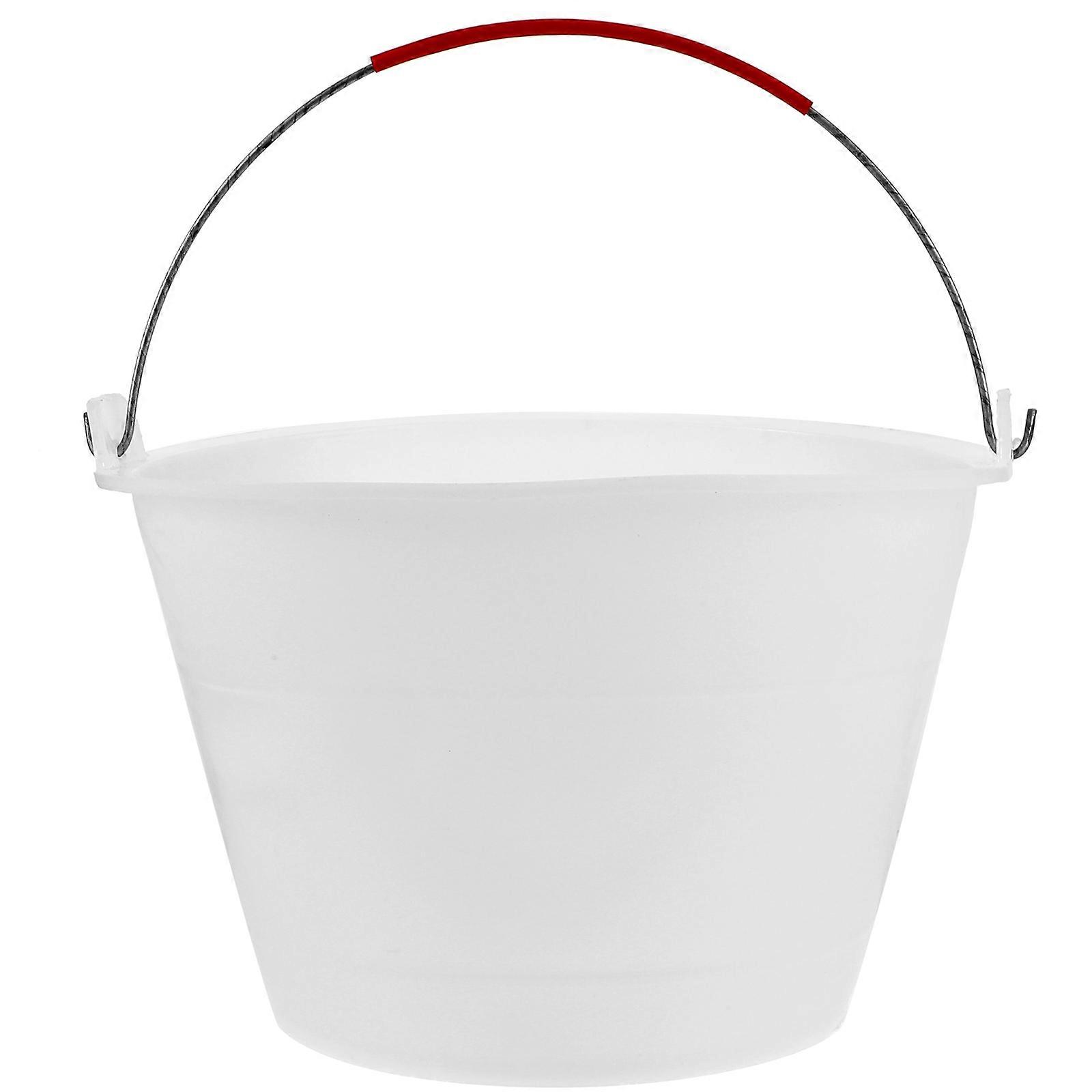 Construction Use Sand Bucket with Handle Gray Color 27.00X27.00X21.50CM Portable Design 1Set