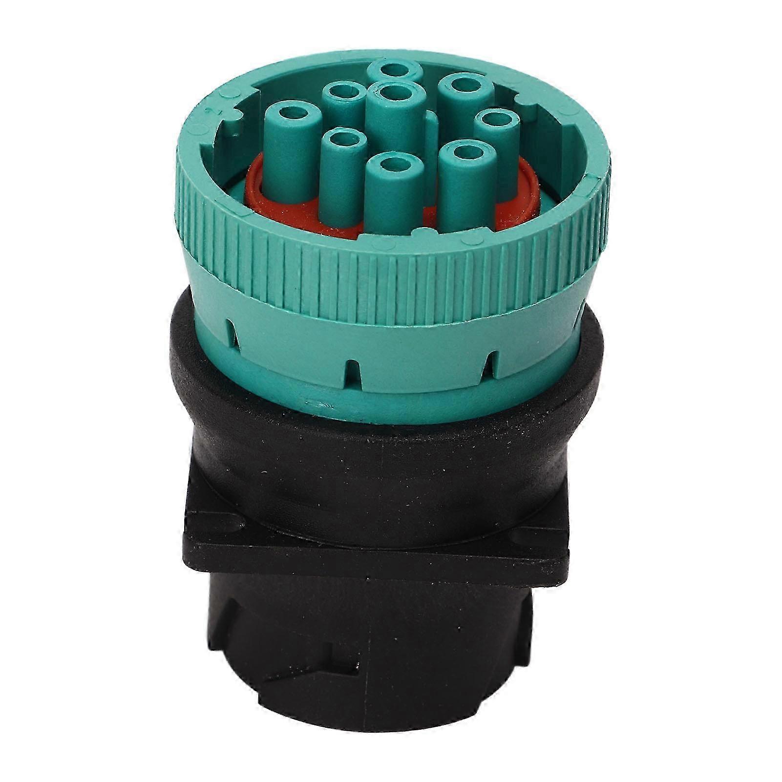 J1939 II Adapter 9 Pin Truck Diagnostic Port Adapter Replacement for Certain Brands Data Link