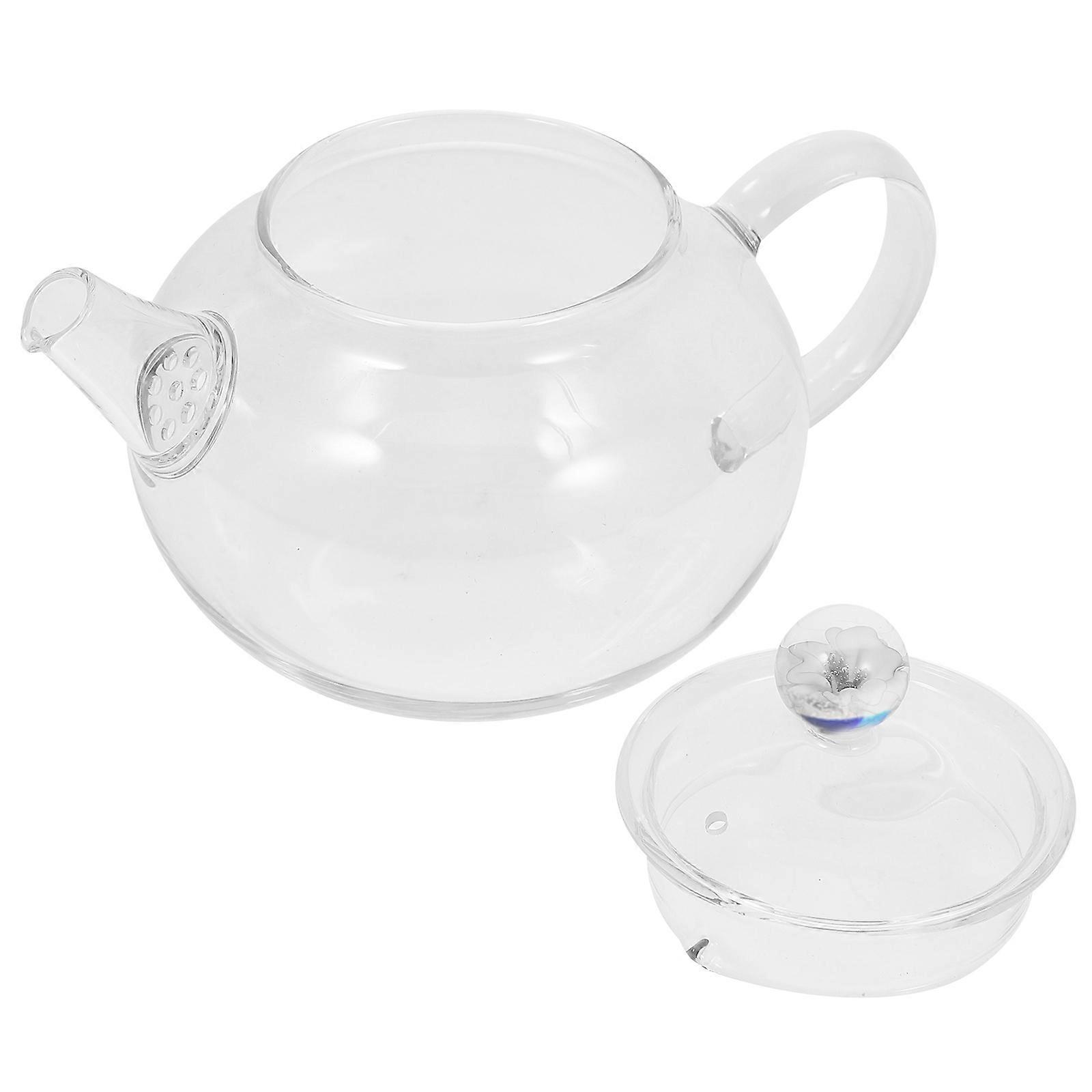Tea Pots Glass Teapot Kettle Home Use Capacity 200ml Tea 1Set