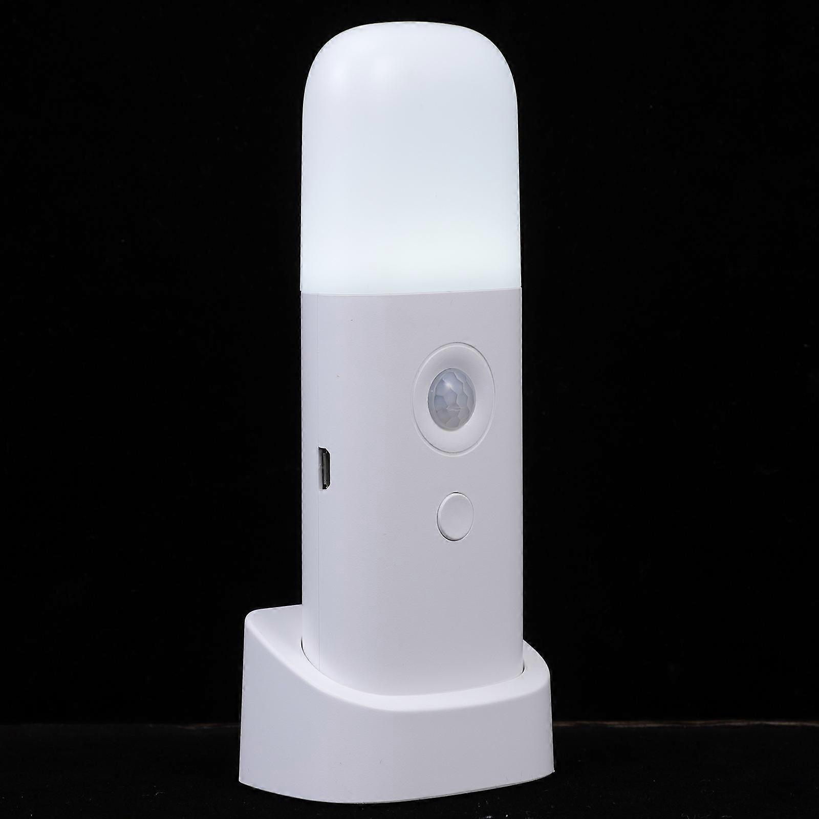 Body Sensing Night Light Small Use Adjustable Brightness Compact Structure No Wiring Required 1Set