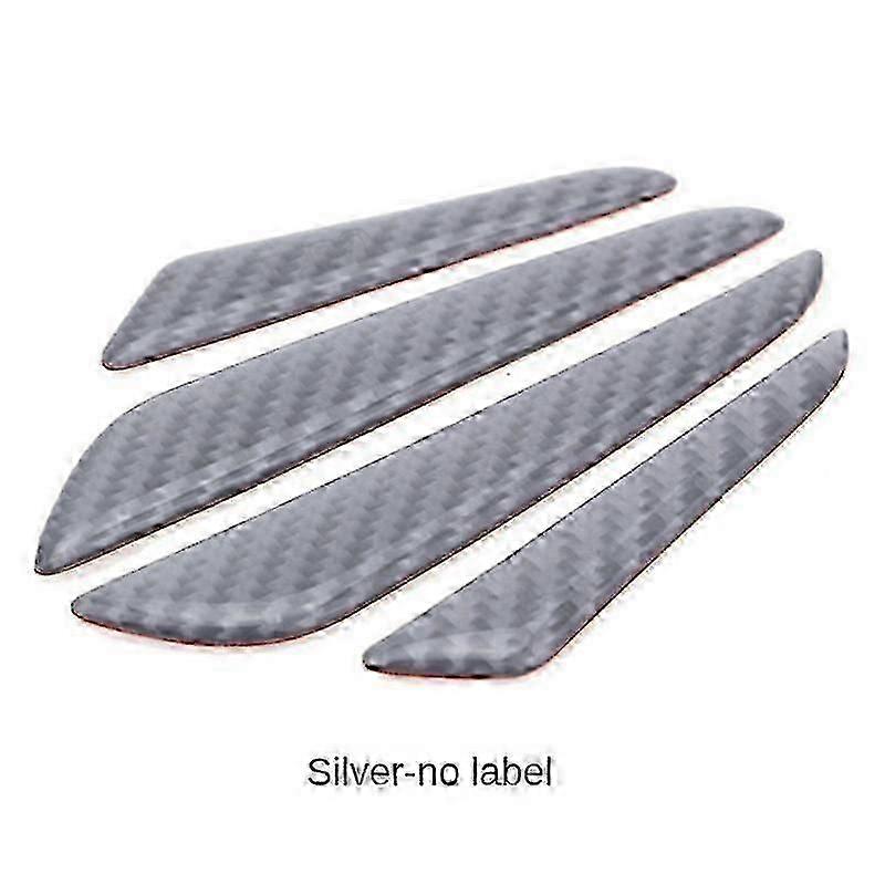 Exquisite 4 Pcs Car Door Anti-collision Strips Edge Guard Scratch Protector Trim Carbon Fiber Decoration Mouldings Sticker Accessories