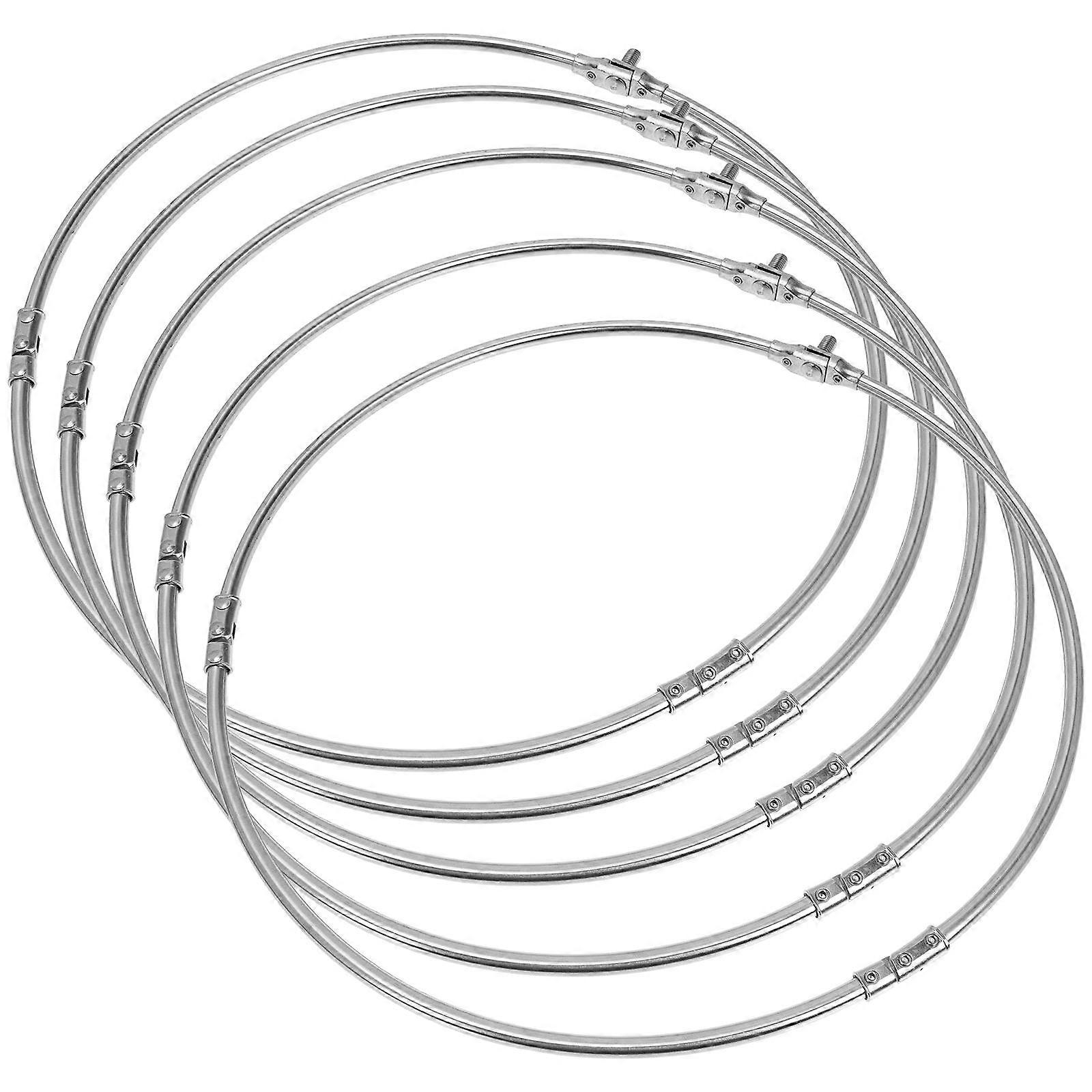 Net Ring Fishing Accessories Durable Fishing Net Ring 13.8X13.8X0.4in 5Pcs
