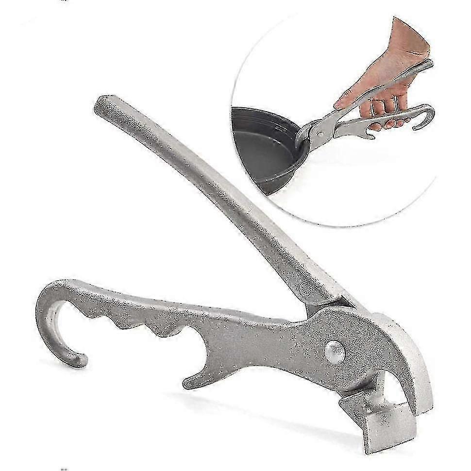 القابض لأواني البيتزا العميقة الثقيلة القابض المصبوب ملقط الألومنيوم لسحب فرن ساخن بيتزا السلطة الفلسطينية