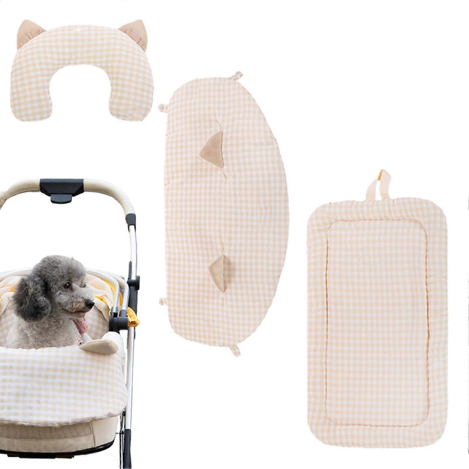 Dog Stroller Baby Stroller Pad for Cats, Soft Removable Cooling Pad, Year-Round, Pet Stroller Accessories