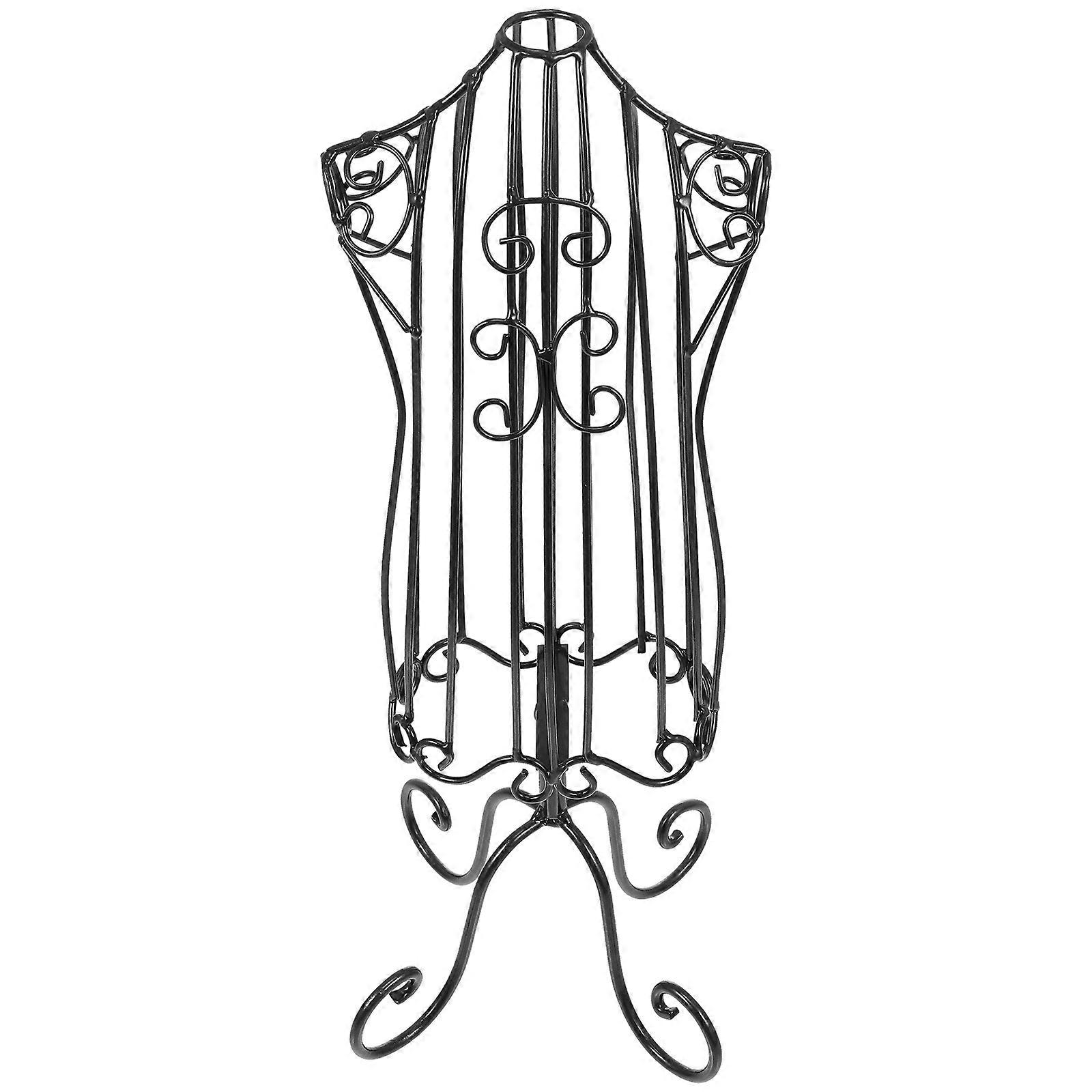 Pet Dress Display Mannequin Clothes Iron Display Stand Pet Clothes Home Use 41x14cm Storage 1Set