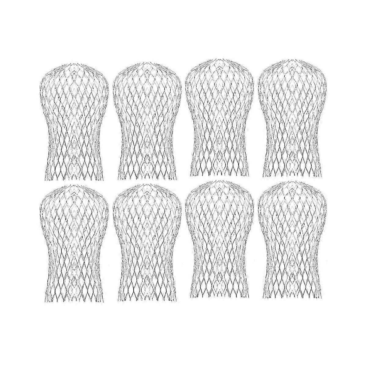 8Pcs Gutter Downspout Guard, Down Pipe Filter Mesh, Leaf Screen Covers for Gutter Downpipe