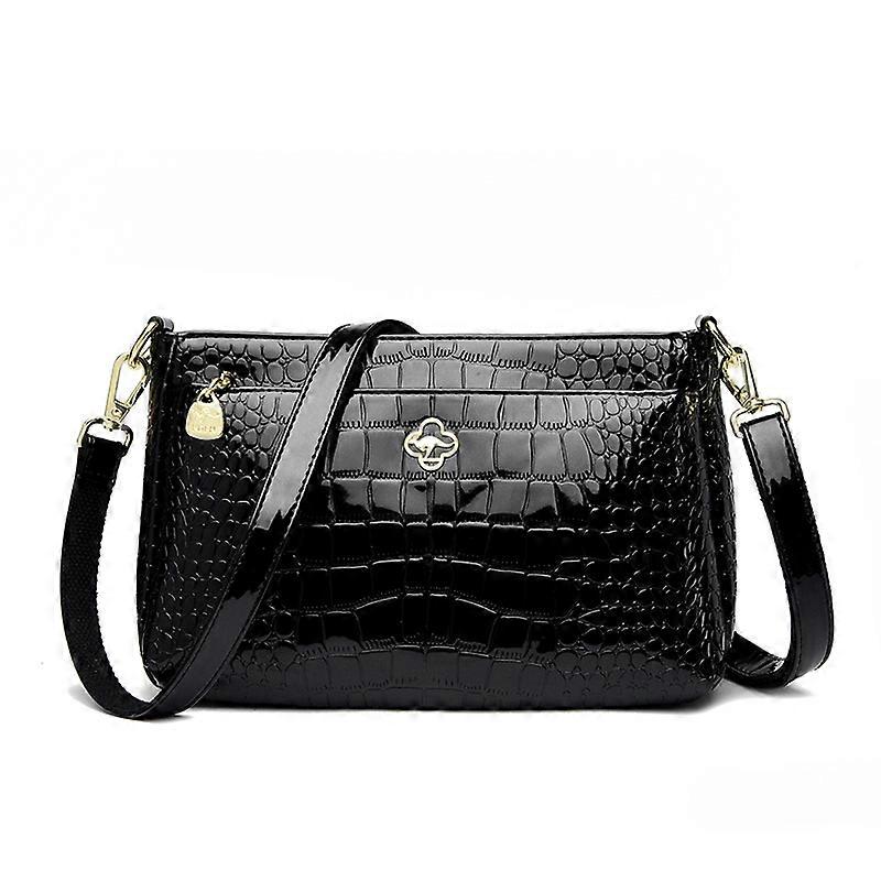 Ladies' crossbody shoulder bags, easy to carry, with crocodile pattern in PU material
