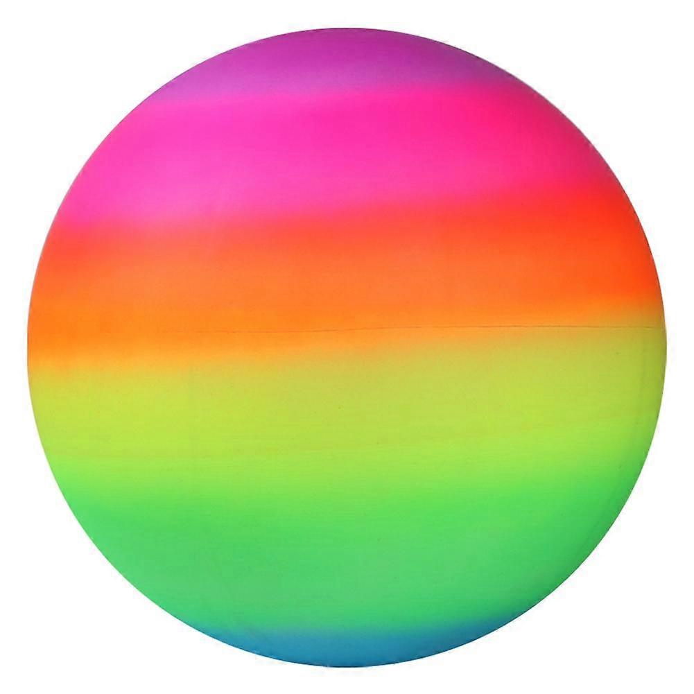 Rainbow Beach Ball - Durable, Easy Inflation, Great for Outdoor & Recreational Fun