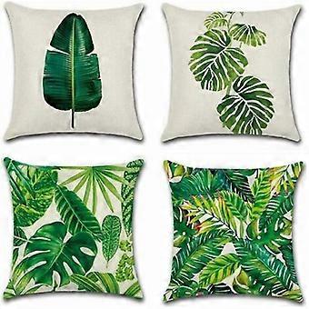 4 x decoratieve kussenhoes voor banken, 45 x 45 cm, Tantue