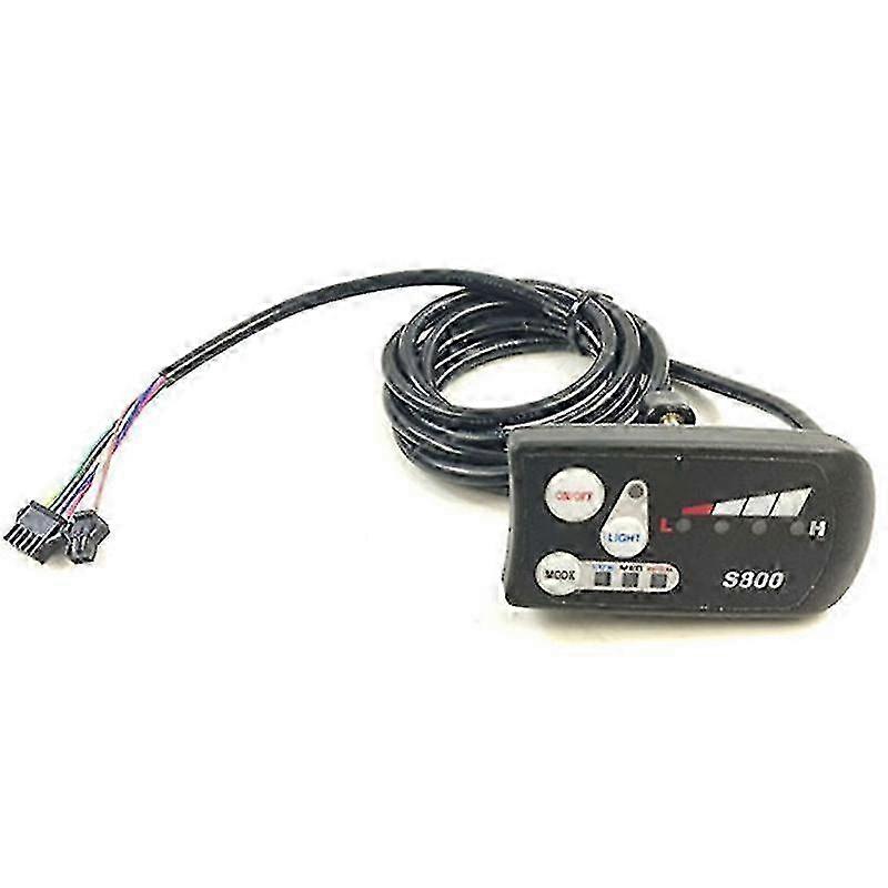 Elektrisk Cykel Led S800 Display 36v 48v Elektrisk Cykel Intelligent Kontrollpanel Display ElektriskSvart SZRH A-X