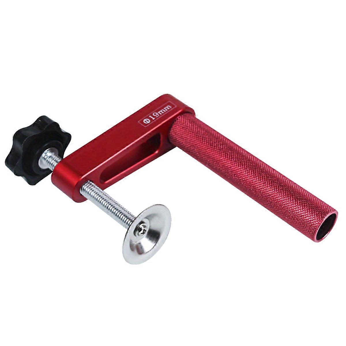 1pc 19mm Dog Hole Clamp Woodworking Benchtop Bench Dog Clamp Aluminum Alloy (3/4in and 0.79in) Fixed Clip