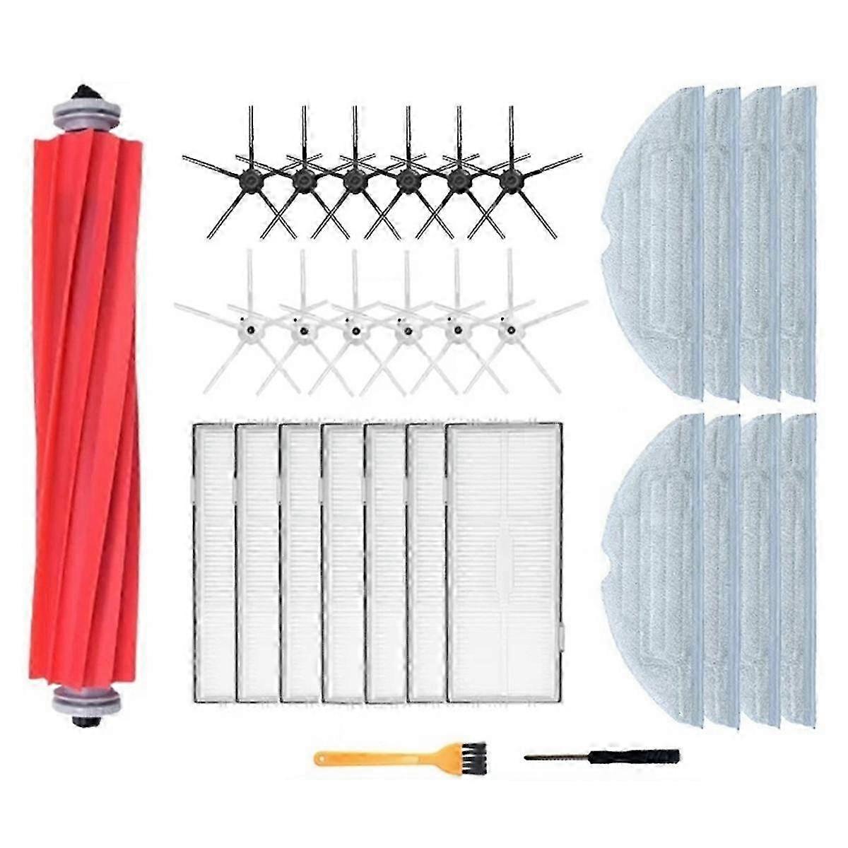 Accessories for Robot Vacuum Cleaner Main Side Brush HEPA Filter Mop Cloth Replacement