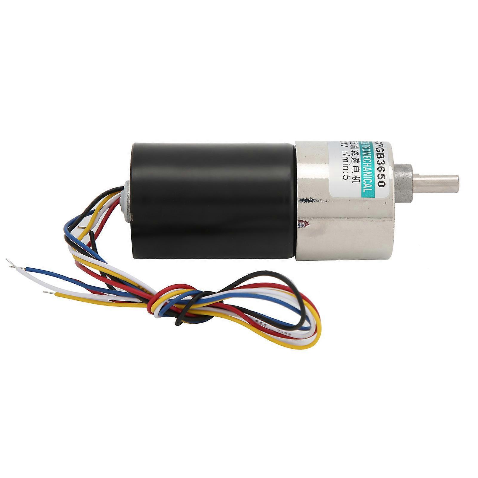 Brushless Speed Reducer Motor Mini DC24V CW/CCW Quiet for Micro Machinery XD-37GB3650
