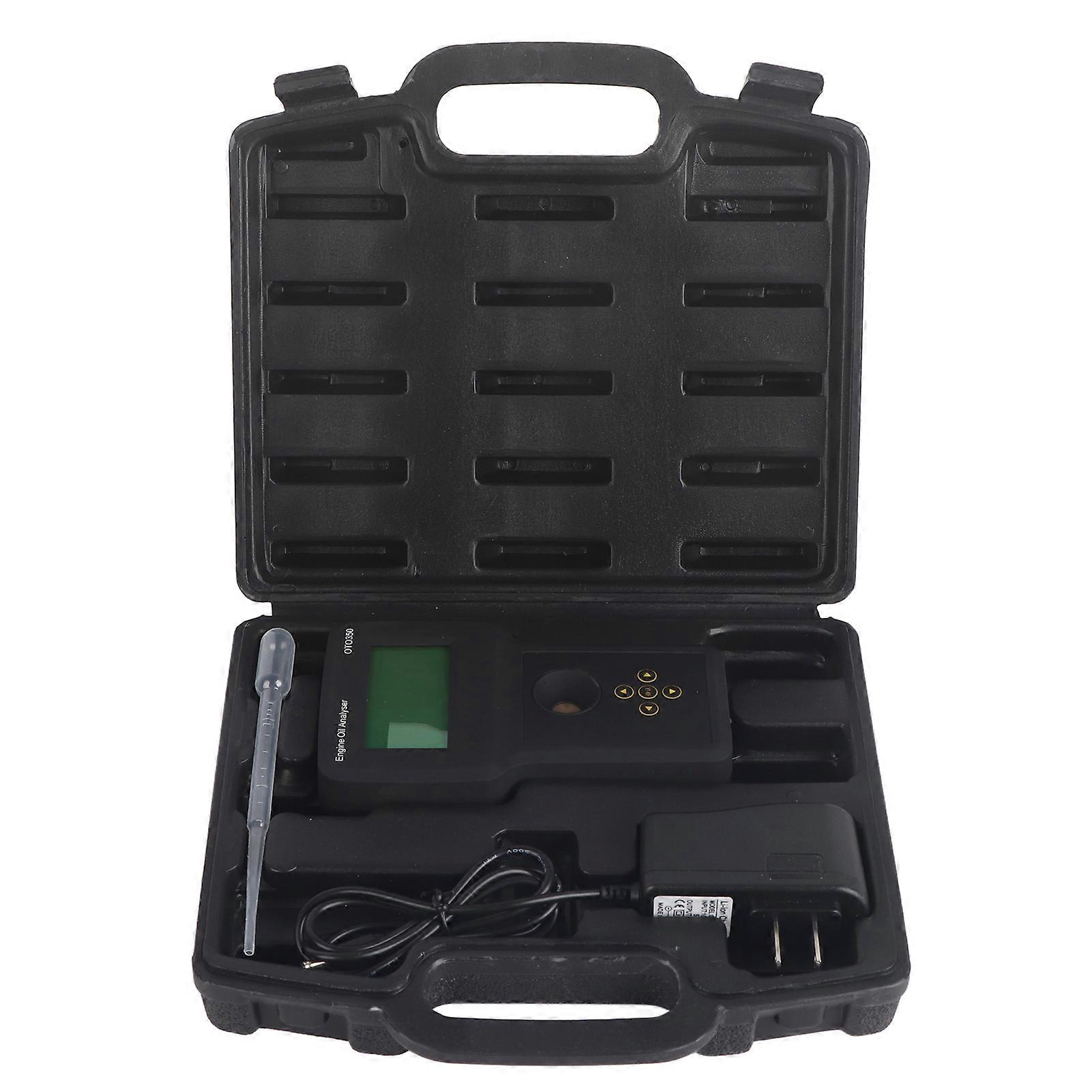 OTO350 Oil Tester LED Display Rechargeable Analyzer Testing Tool for Diesel Gasoline Engine
