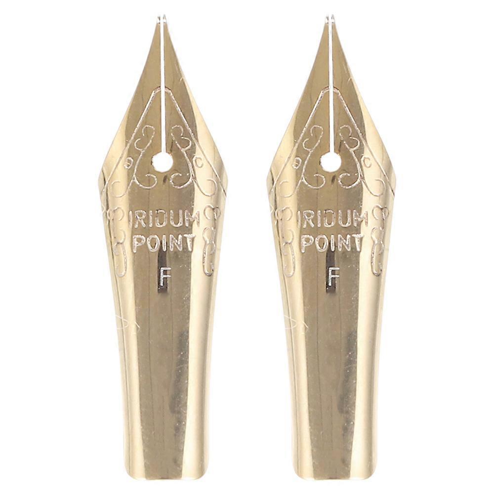 Universal Fountain Pen Nibs For Calligraphers Elegant Design Metal Accessories 2Set
