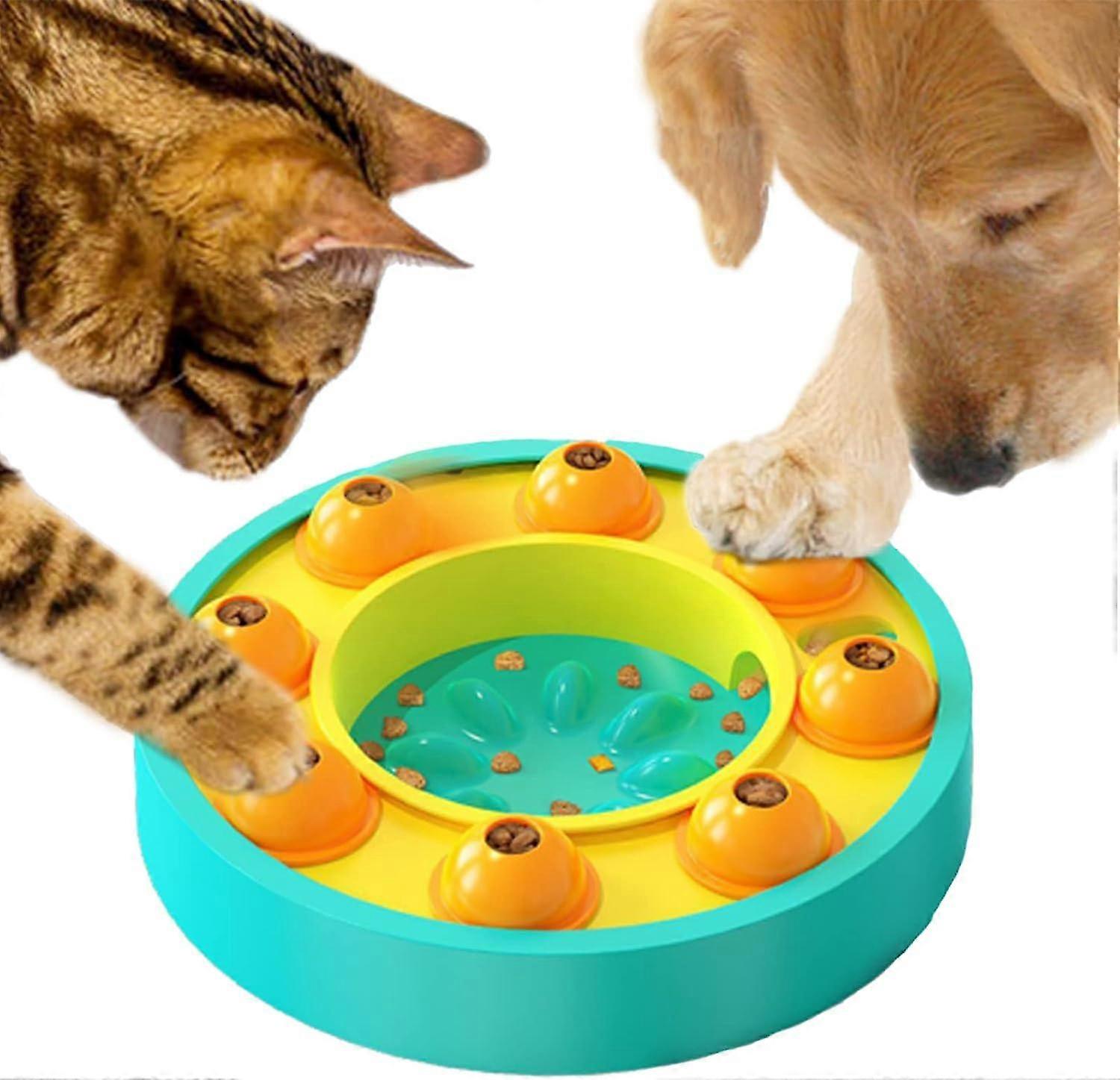 Interactive Dog Puzzle Toy and Pet Feeding Bowl for Small to Medium Dogs and Puppies
