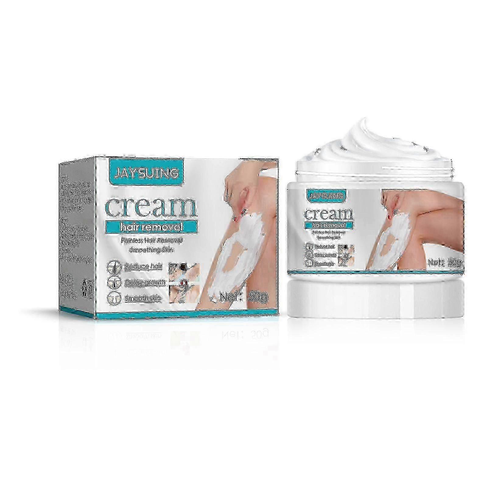 Jaysuing Crème d’épilation Corps entier Aisselles, mains et pieds Épilation rapide