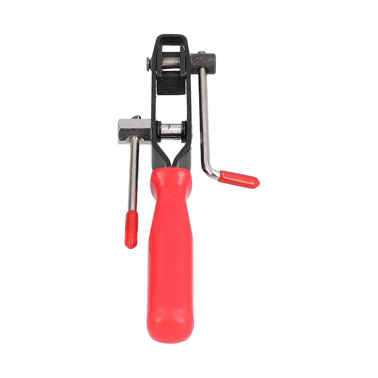 CV Joint Cuff Wrench, Comfortable Red/Black Attachment Wrench with Pliers for Tightening, Crimping Bands, Cutters and Winding Mechanism