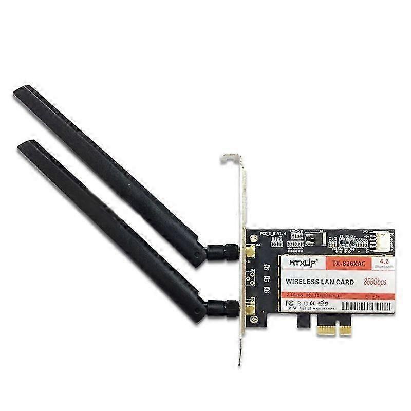 Dual Band WiFi Card 8265AC Network Adapter for 2.4G/5G - 802.11ac with Bluetooth 4.2 & Antenna for Fast Wireless Connectivity