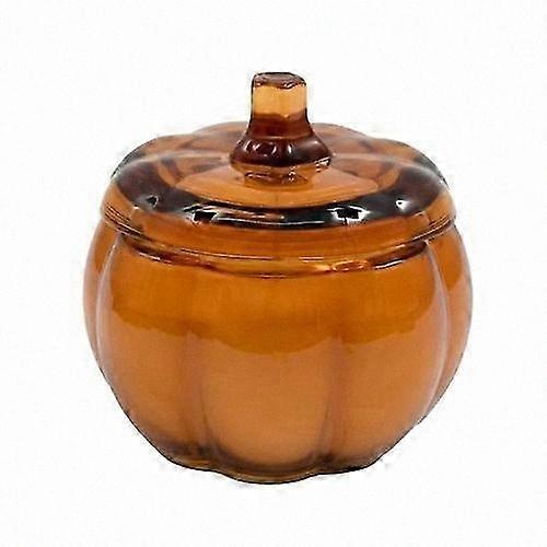 Pumpaformad vanilj doftljus med glashållare