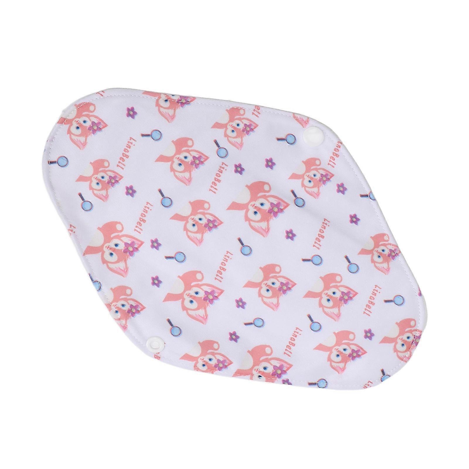 5 Pieces Reusable Sanitary Pads for Women Water Absorption Washable Cloth Menstrual Napkin 18x25cm M Size T22