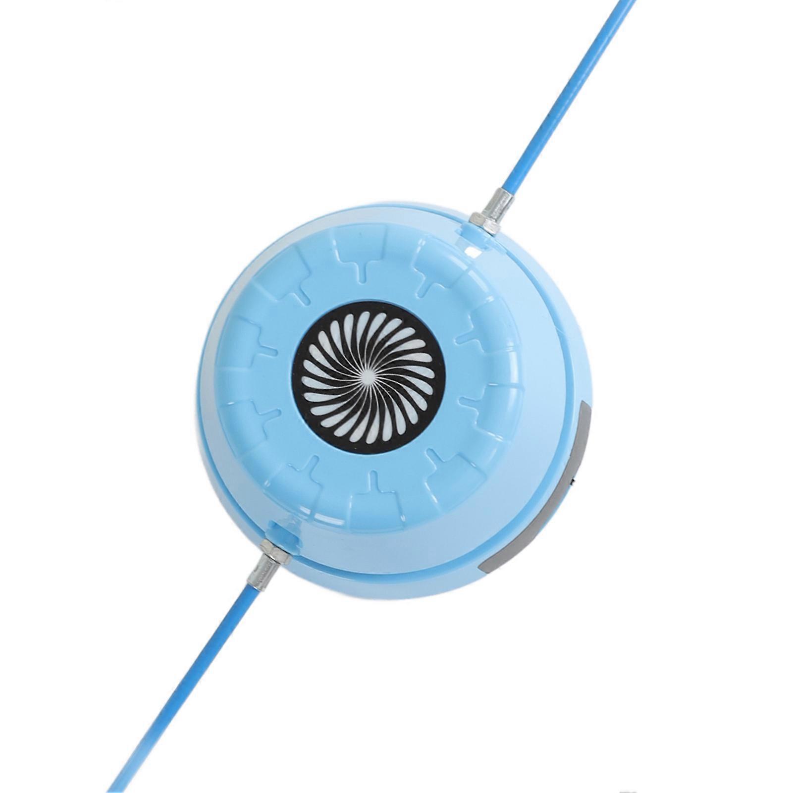 Smart Jump Machine Safety Automatic Intelligent Count Electric Skipping Machine for Children Sky Blue 