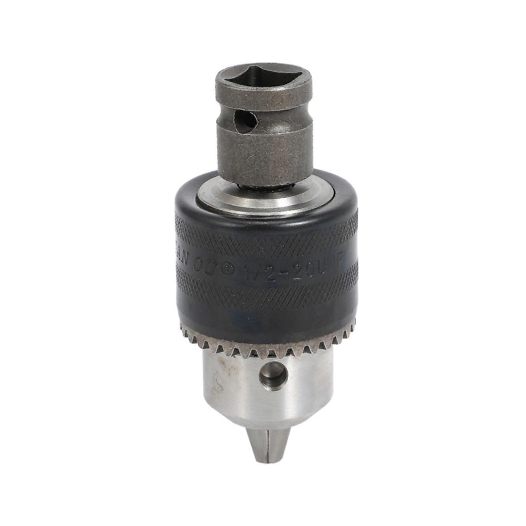 Mandrin de perceuse 1,5-13 mm Adaptateur de perceuse 1/2 pouce Clé à chocs transformée en perceuses électriques compatibles-D