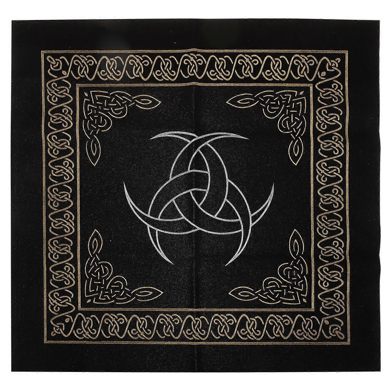 Ritual Table Cover Pentagram Altar Cloth Style Indoor Use Lint 1 Pair
