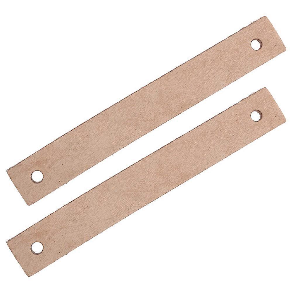 2pcs Cowhide Brake Pads for Exercise Bikes – Durable, Non Slip Brake Blocks for Easy Installation and Enhanced Resistance