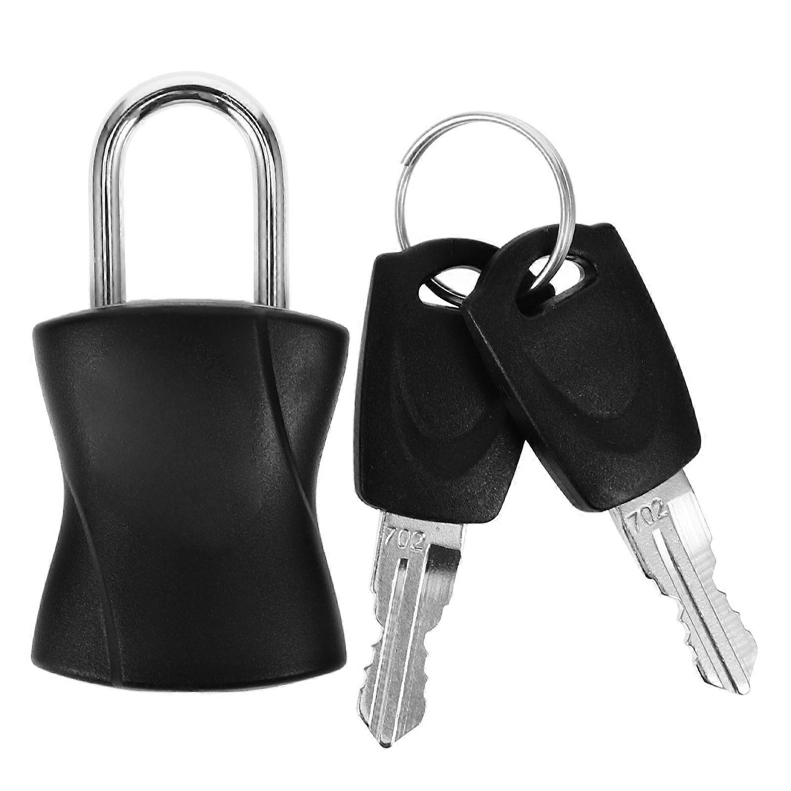 Small Padlocks Metal Padlock Key-Operated Security TSA Certified Rectangular Style Homeowners 1Pack