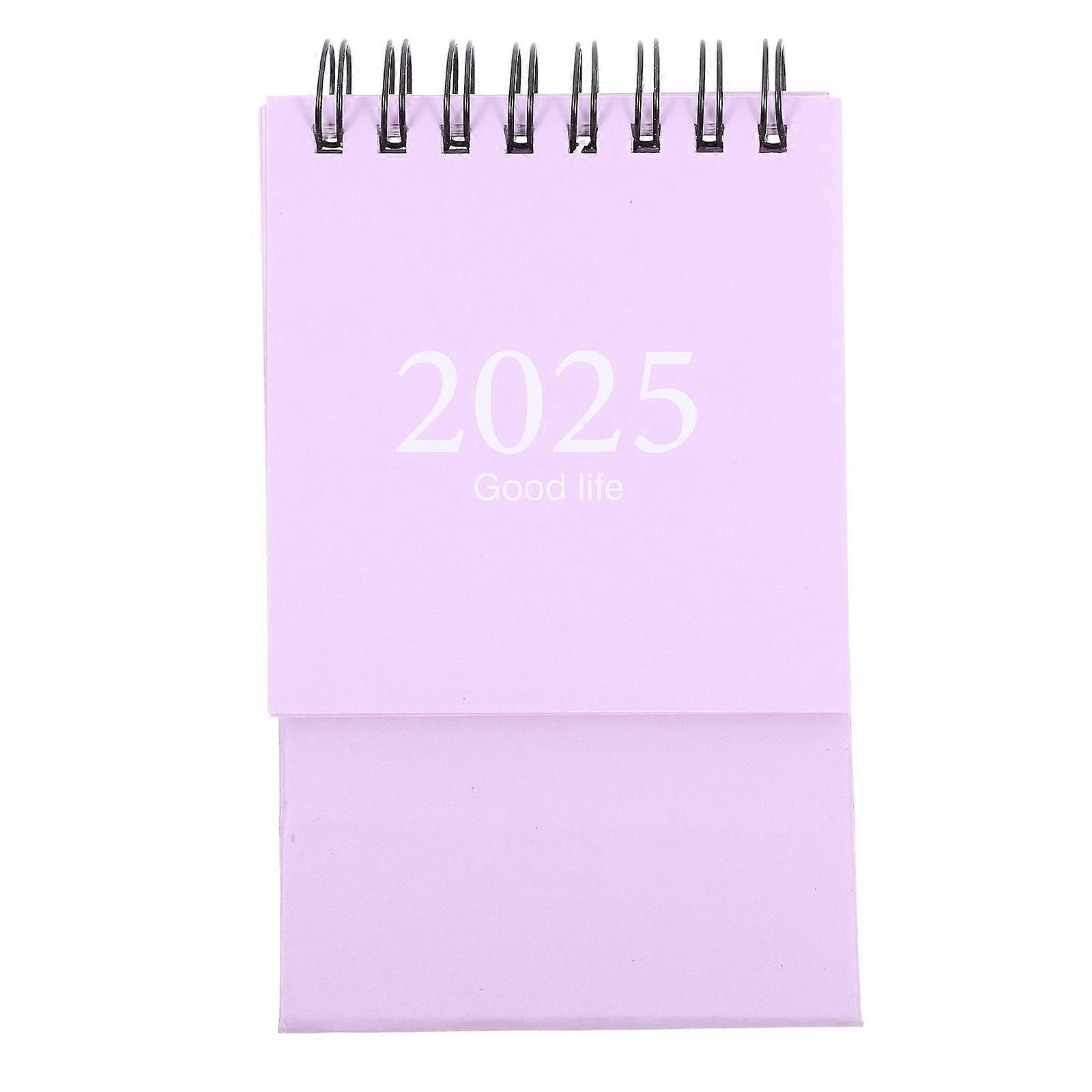 Mini Desk Calendar Simple Standing Decorative Table Calendar for Office Home Organizing Events Reminders