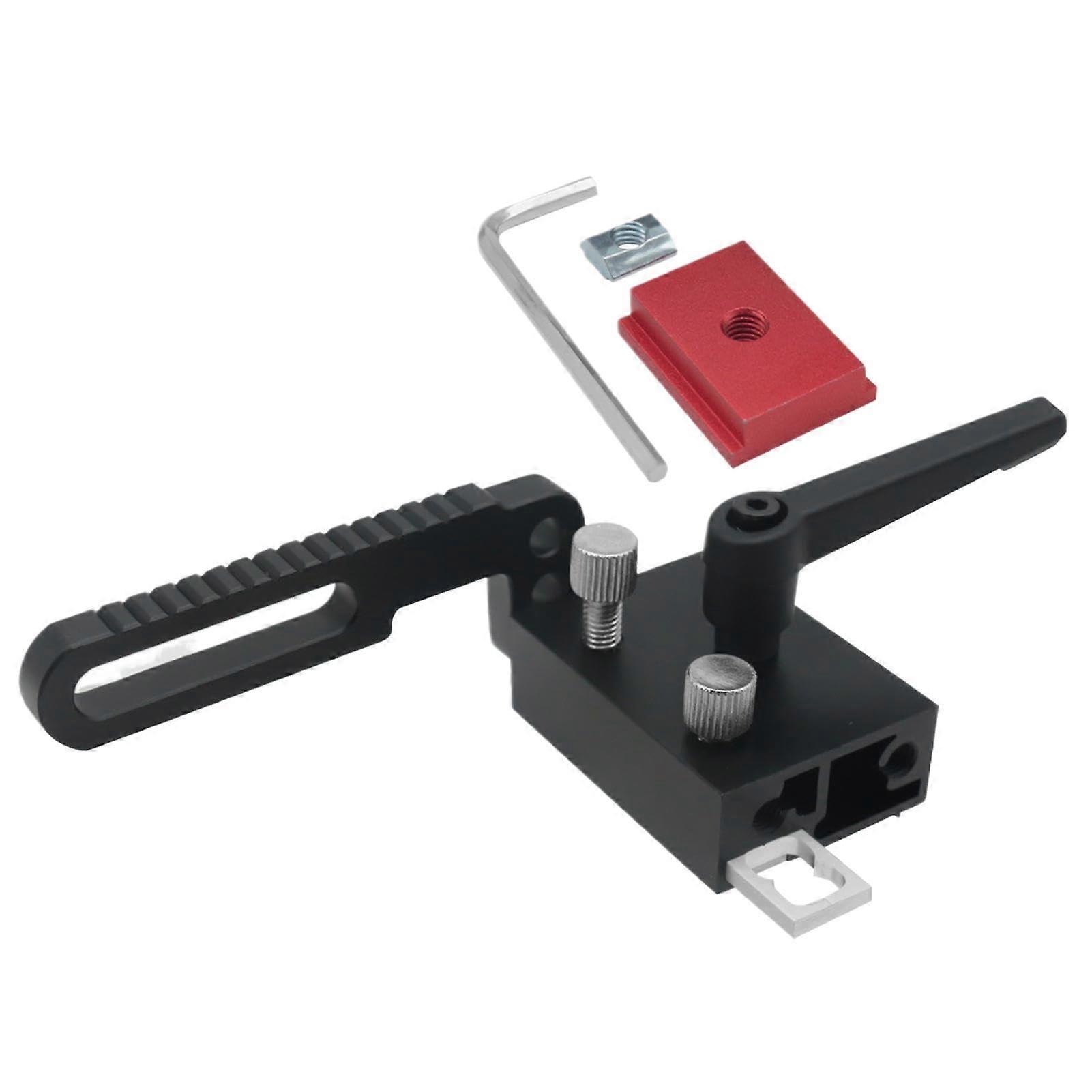 Track Stop 75, TTrack Stop Block Aluminum Alloy Adjustable Miter Stop for Woodworker TTracks