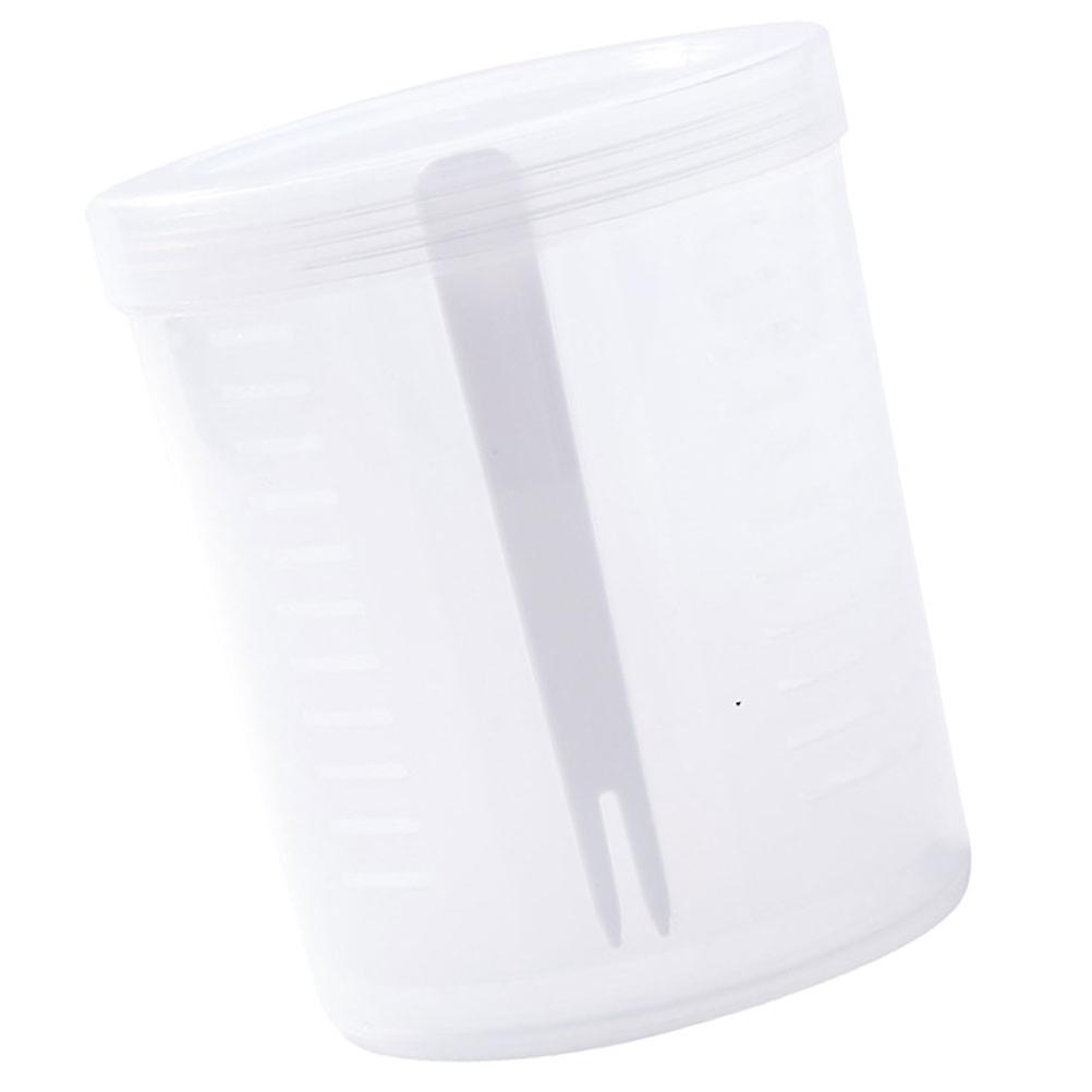 White PP Fruit Storage Box with Removable Drain Plate for Home Use and Outdoor Portable