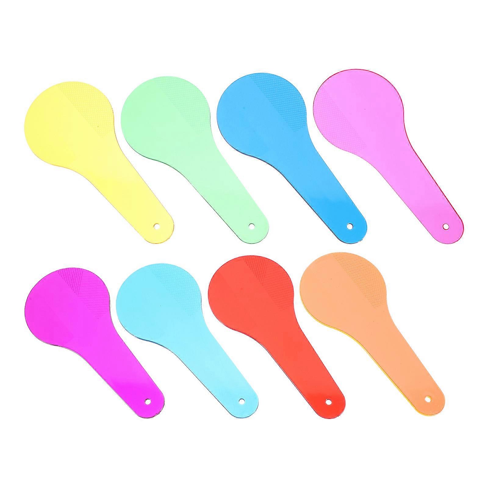 8 Sheets Color Mixing Plates for Primary Color Learning and Optic Physics Board