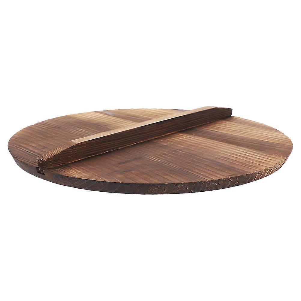 Wooden Wok Lid Scalding Protector for Stir Frying and Deep Frying – Safe Cooking Kitchen Essential