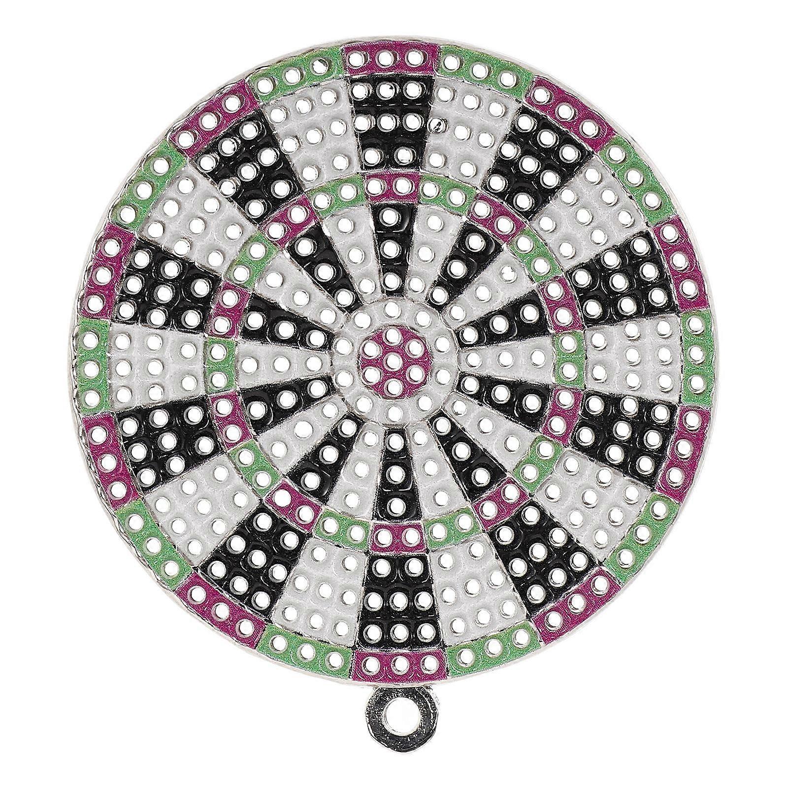 Metal Dartboard Charms Double Sided Dartboard Travel Use For Fashion Lovers 1Set