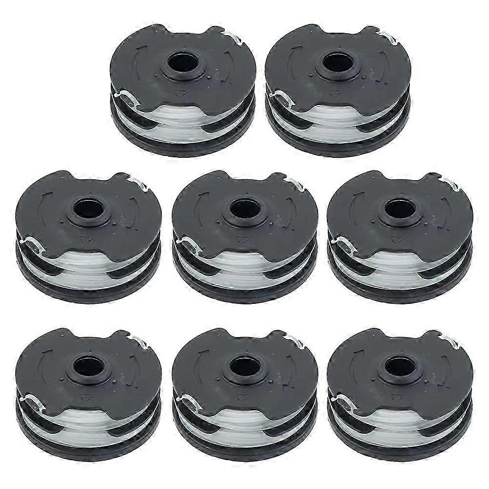 8PC Thread Spools compatible with LIDL compatible with Parkside Cordless Grass Trimmer PRTA 20-Li A1