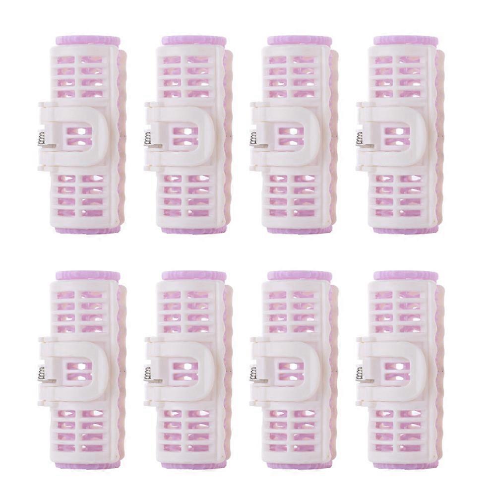 8pcs Women's Hair Curling Rollers Clips DIY Spiral Styling Tool for Curls and Waves, Portable Hair Accessories, Assorted Colors