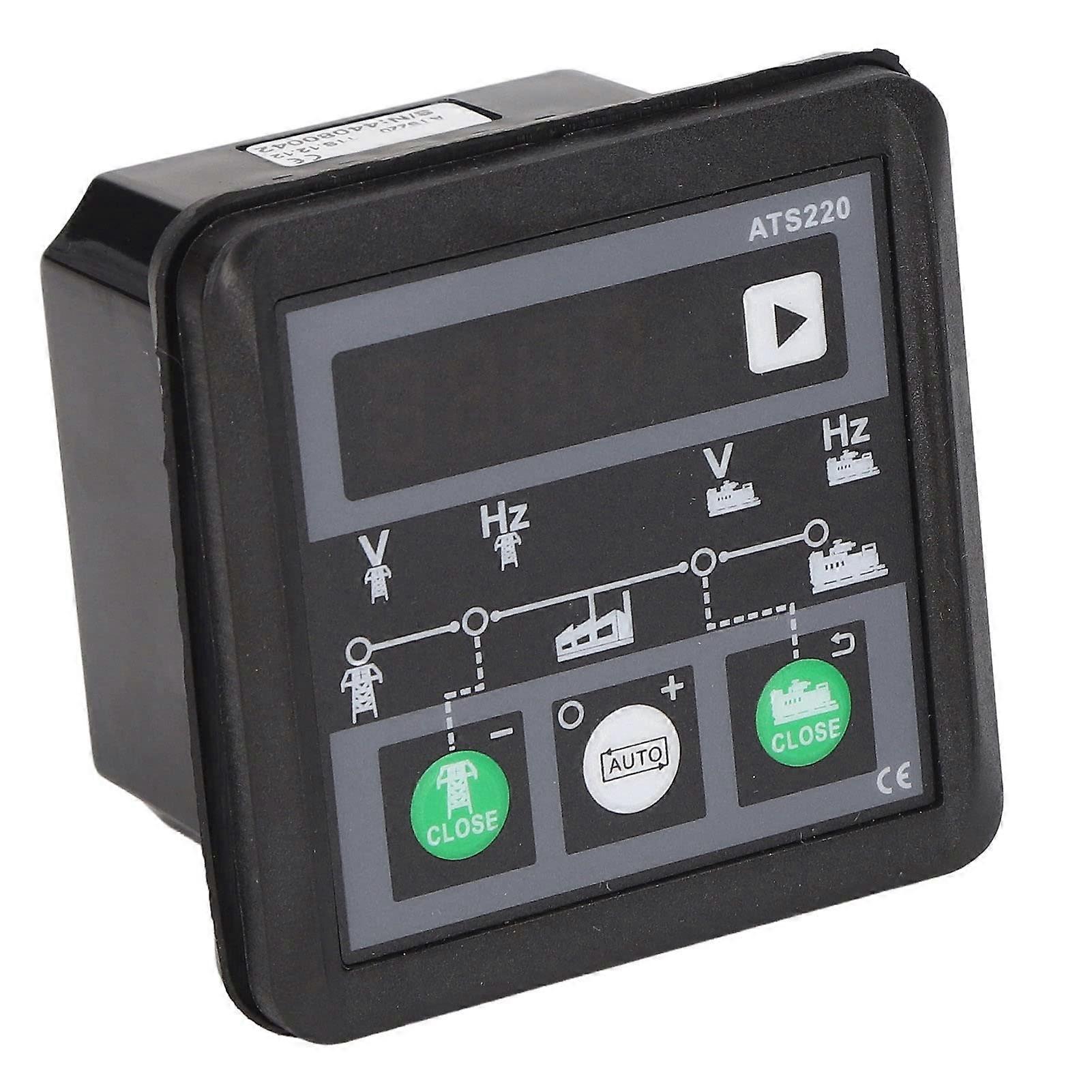 Dual Power Automatic Transfer Switch Controller, ATS Waterproof IP54, 30-300V, Electrical Power Management System