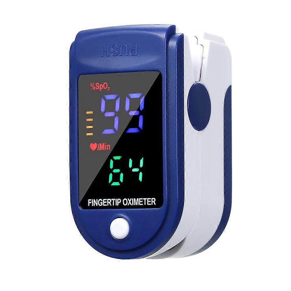 Fingertip Pulse Oximeter Blood Oxygen Saturation Pulse Rate Monitor Portable Oximeter with Bidirectional LED Display Screen