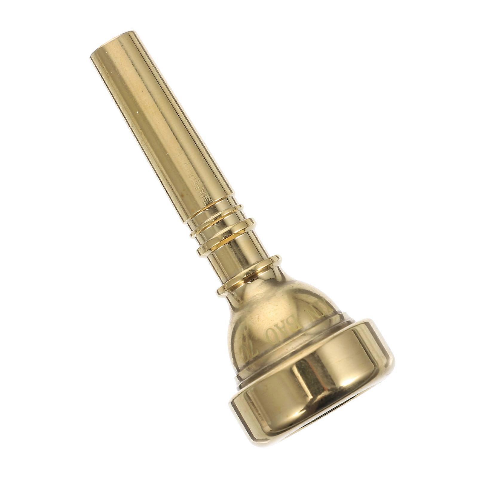 Student Trumpet Accessory Sound Production Part Golden For Performance Professional Players 7X2.5X2.5CM Size 1Pack