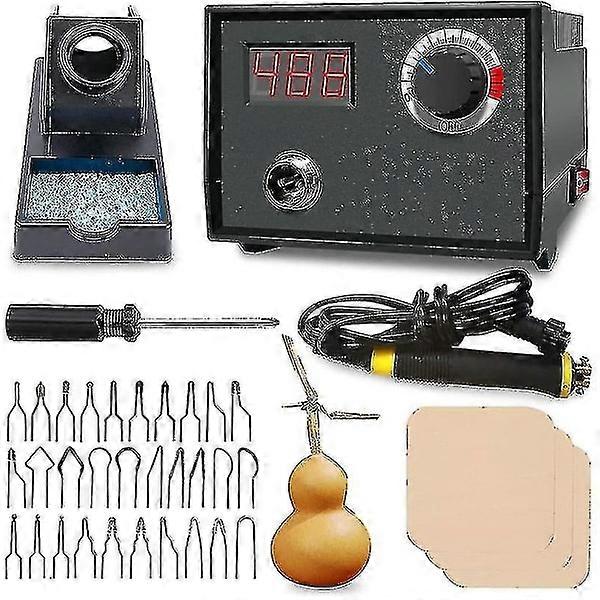 Pyrography Burner Set Professional Wood Burner 30 Tips