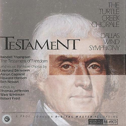 Turtle Creek Chorale - Testament  [COMPACT DISCS] USA import