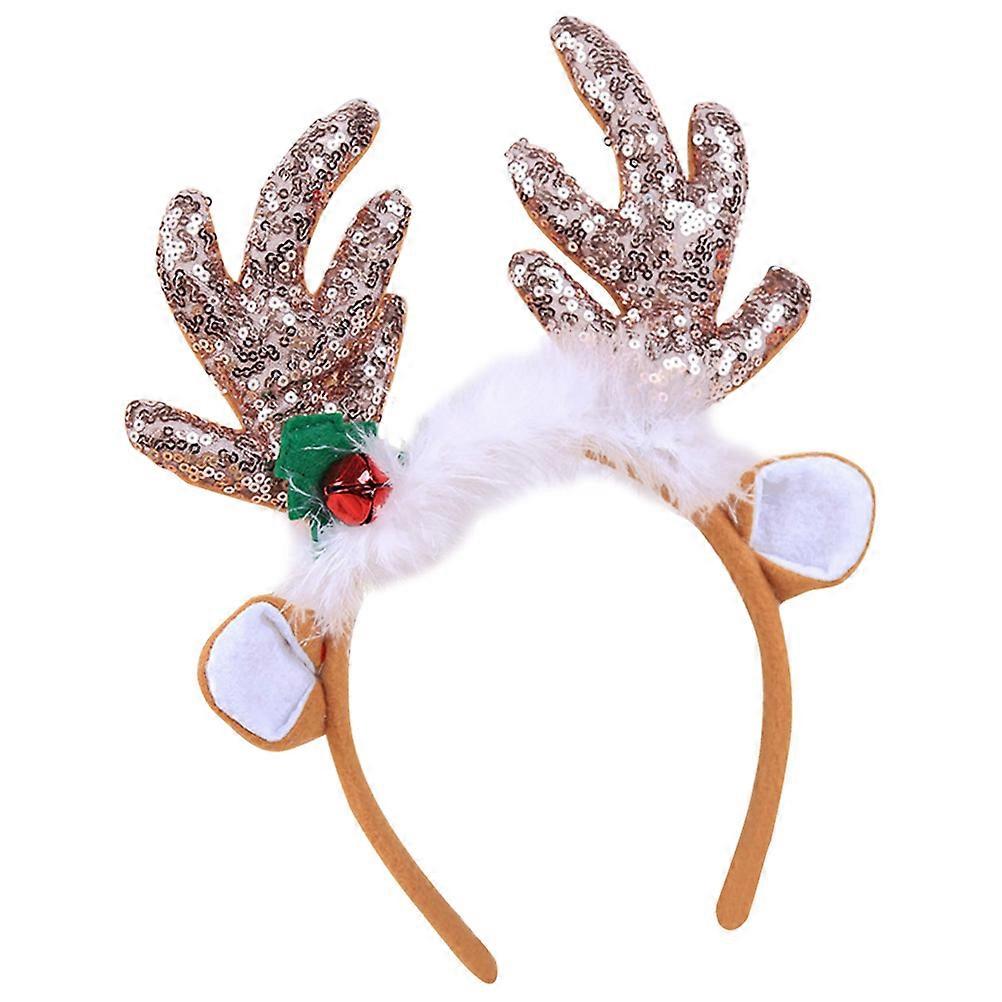 Fun Festive Costume, Reindeer Antlers with Decorative Details for Joyful Occasions