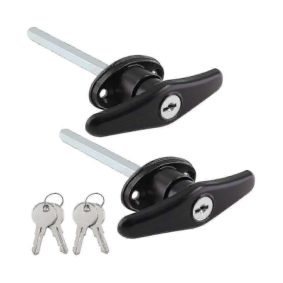 Truck Cap Locking T-handles Campers Topper Lock, Campers Shell Locks And Keys T-handle Canopy Repla