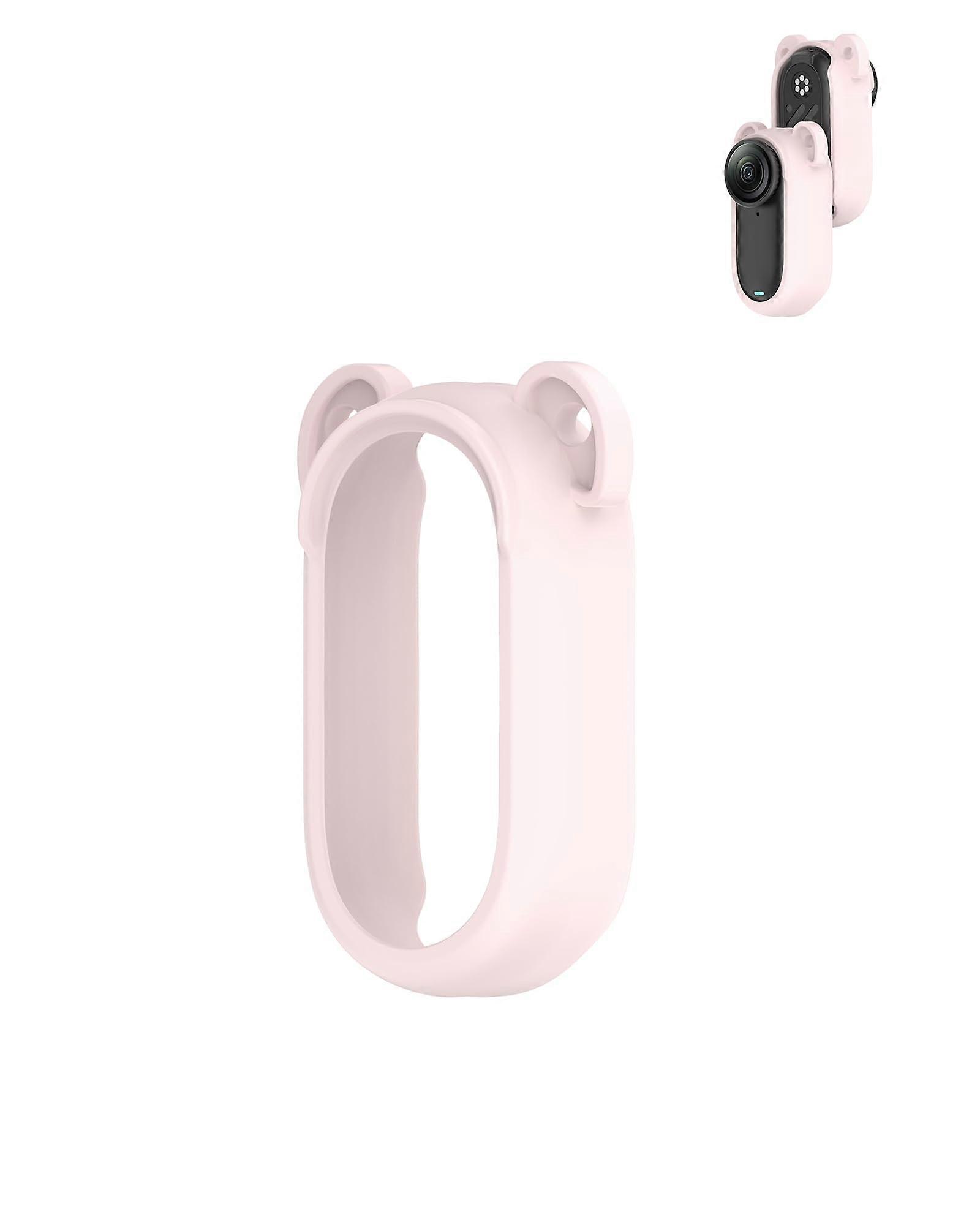 Insta360 GO 3S Case Protective Silicone Case, Compatible With GO 3S/GO 3, Soft Shell, Anti-Scratch, Drop-Proof, Pink