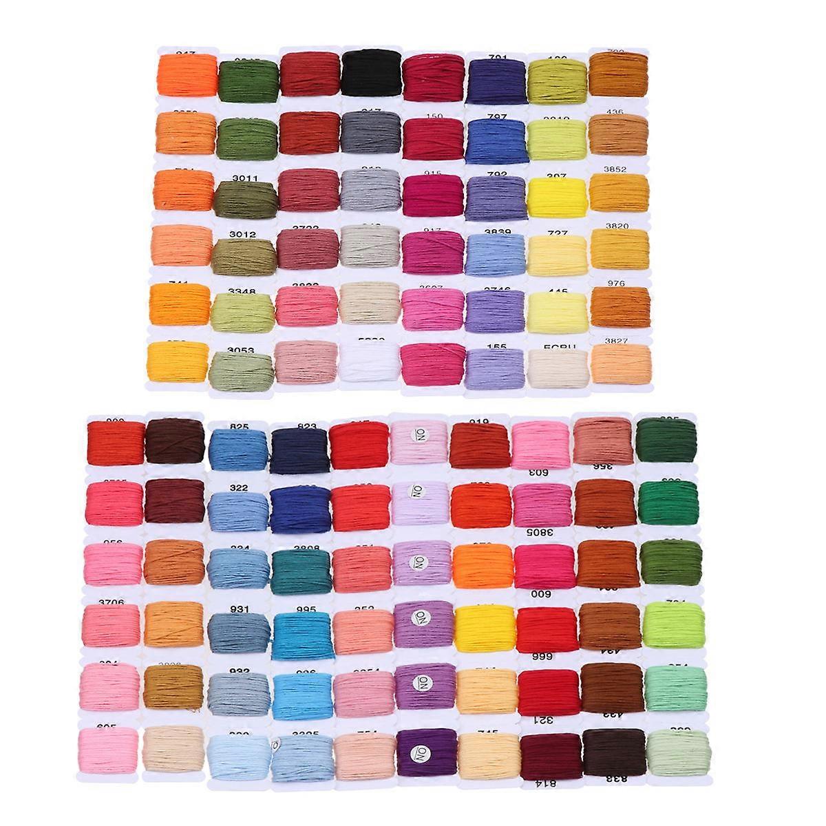 Cross Stitch Threads For Children And Friends Who Like Cross Stitch Assorted Color Embroidery Material 1 Set Ideal For Gift Giving