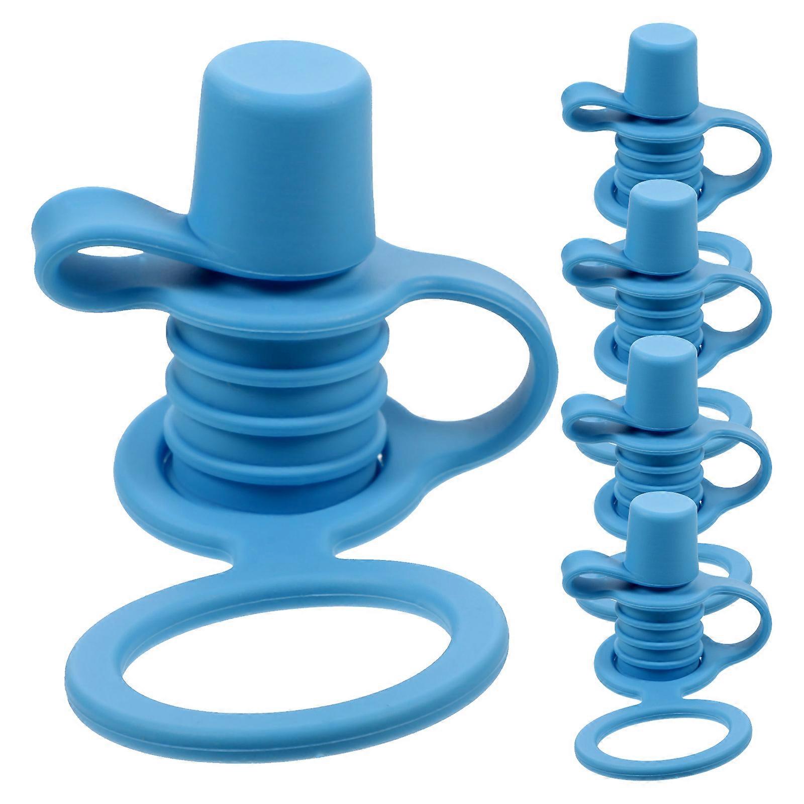 Non-Metallic Water Bottle Lid For Use 14x8x5CM Safe And Practical Silicone Design 5Pcs