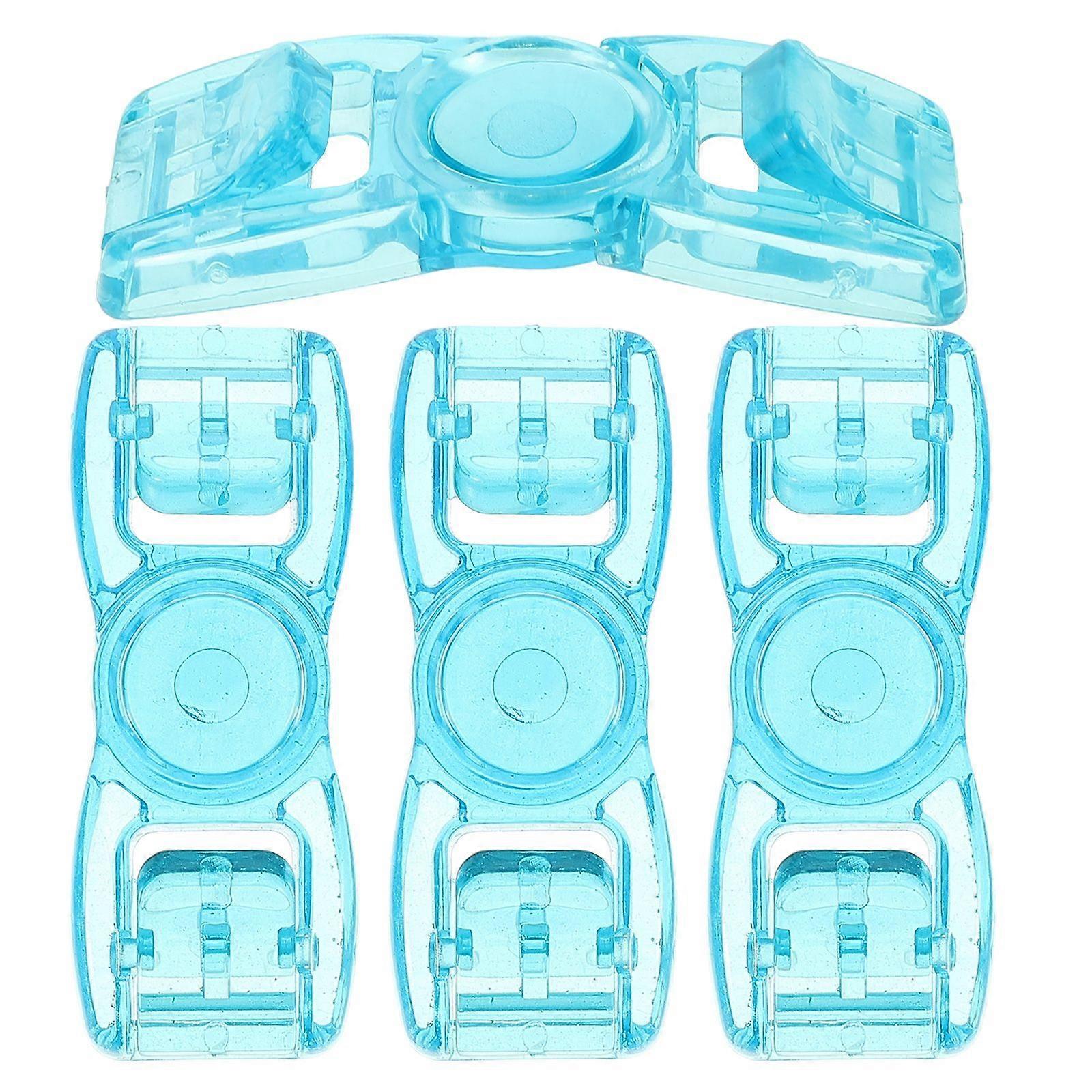 Universal Goggles Buckles 4pcs Swim Goggles Head Strap Button Swim Goggles Buckles Button For Swimming Goggles Accessory Sky-blue