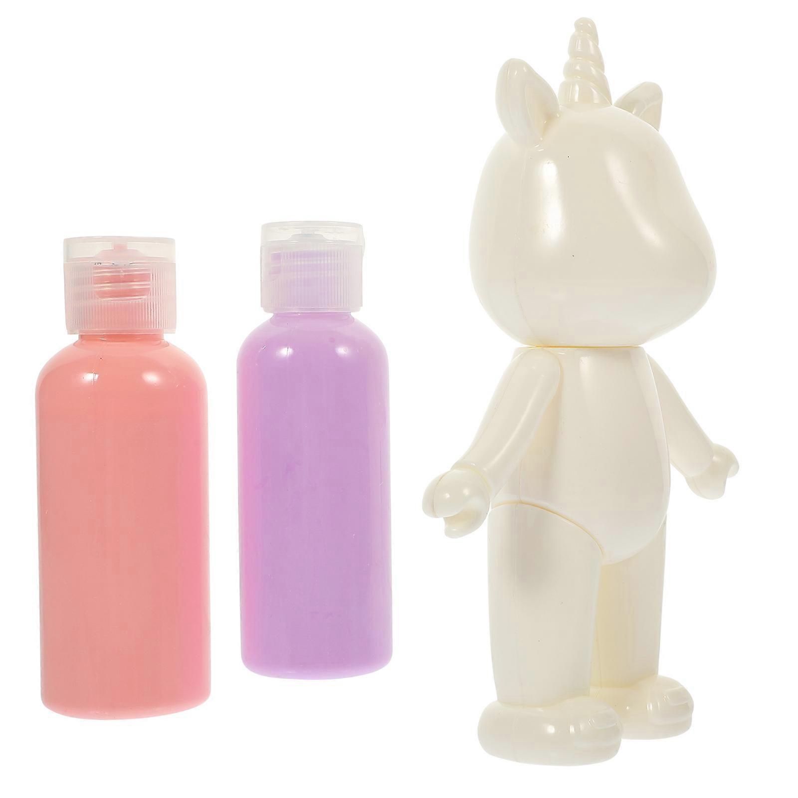 White Plastic Unicorn Figurine Painting Kit for Kids Parties and Home Decoration